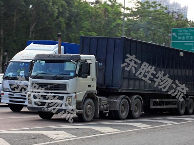 中港大件运输，大型甲板罐运输到香港--东胜物流；中港物流,中港专线,中港拖车运输,深圳到香港物流-深圳东胜物流公司,中港专线物流