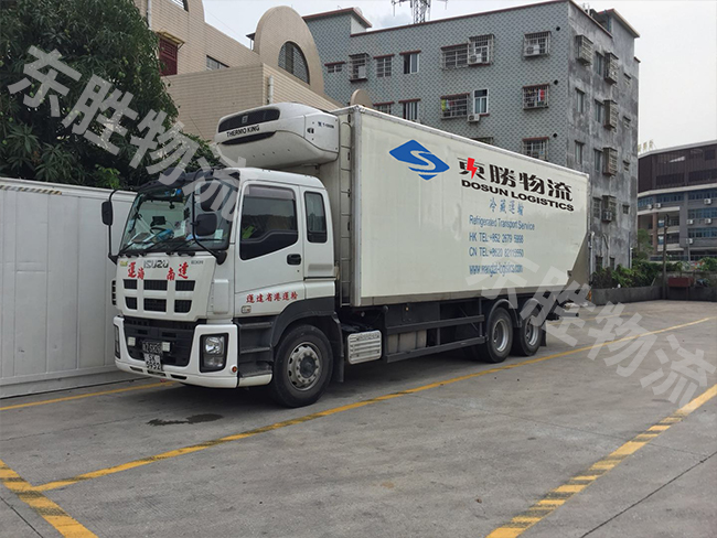 深圳到香港冷链物流确保运输的关键——中港冷藏运输车；中港物流,中港专线,中港拖车运输,深圳到香港物流-深圳东胜物流公司,中港专线物流