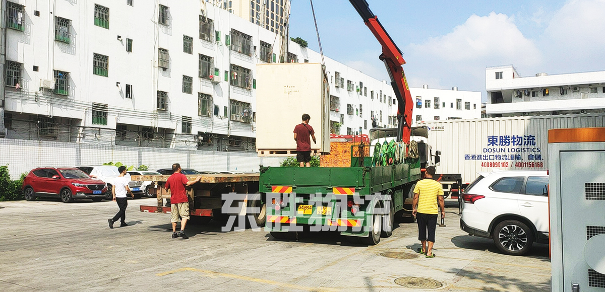 惠州到香港货运，中港物流公司服务项目，惠州到香港运输案例图