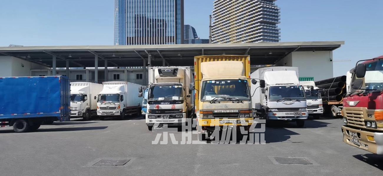 中港运输，中港物流运输车队，发货到香港物流运输案例图